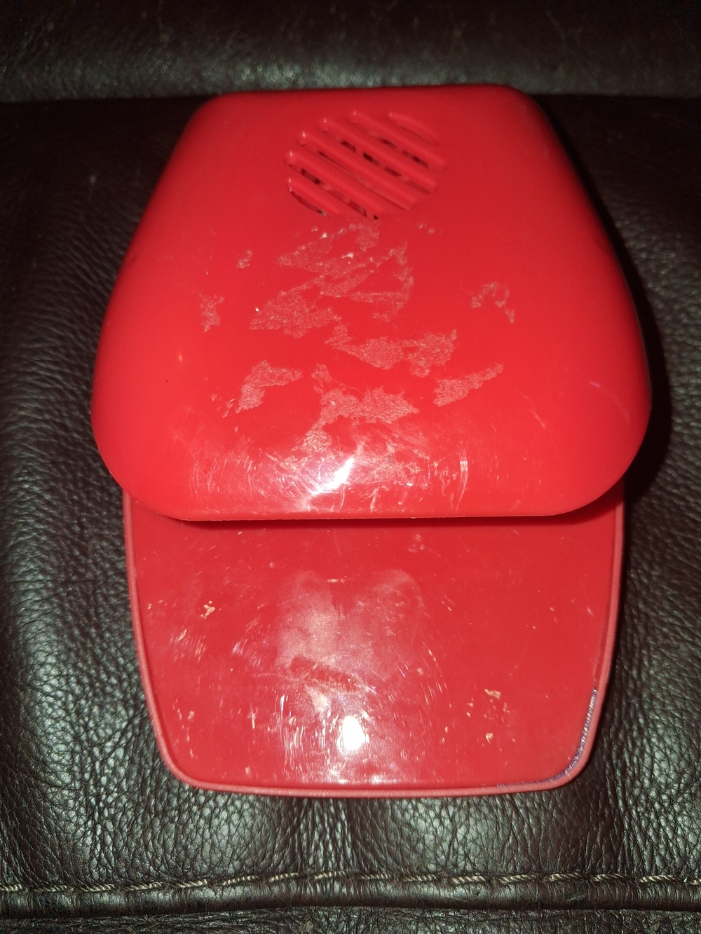 Red Compact Handheld Fingernail Dryer